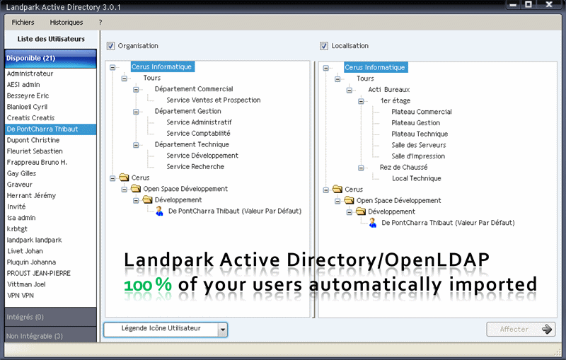 Windows 7 LANDPARK ACTIVE DIRECTORY/OPENLDAP FRA 4.3.4.0 full