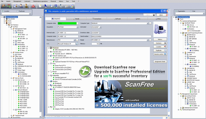 Windows 7 SCANFREE FREEWARE EDITION 5.2.4.0 full